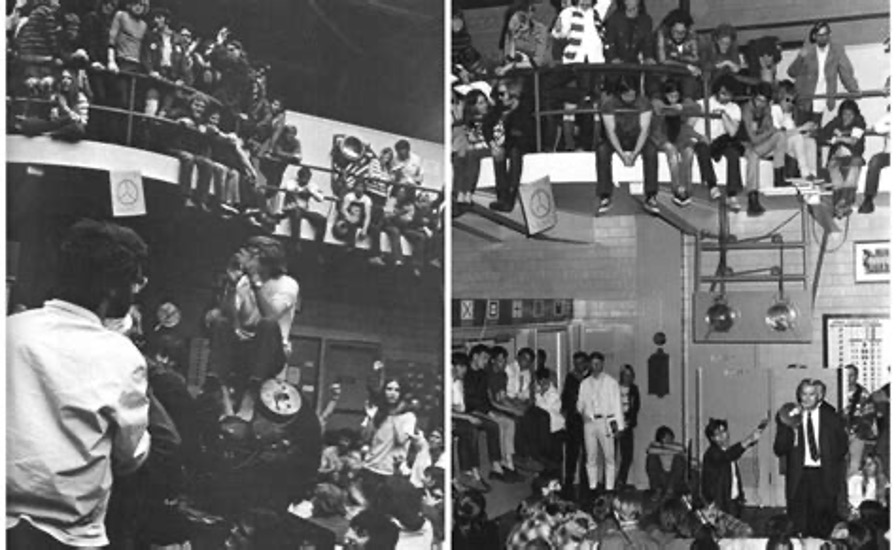 Occupation of Rowan Hall (Naval ROTC Building) Miami University April 15, 1970 (WXVU)